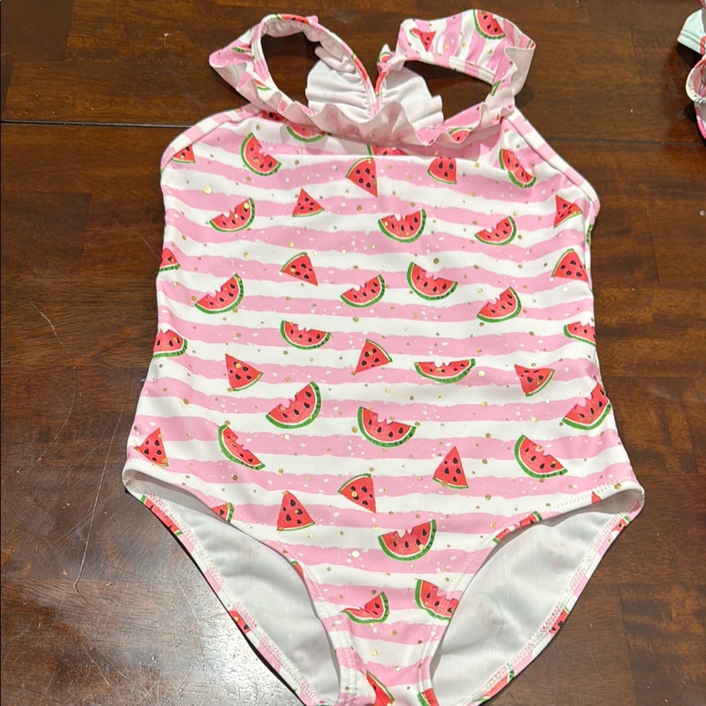 Pink Watermelon Print Swimsuit 5/$25 💚